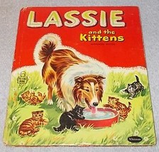 Lassie and the Kittens Child&#39;s Tell A Tale Book 1956 Ena Grant - £4.78 GBP