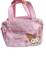 Kuromi White Bunny Hello Kitty Pink Lined Novelty Insulated Lunch Bag Work Tote - £15.51 GBP