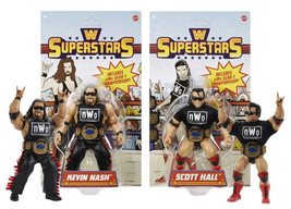WWE Retro Superstars Kevin Nash &amp; Scott Hall 6in. Figure with nWo Gear MOUC - £39.23 GBP