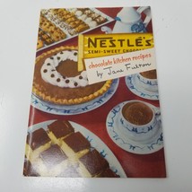 Nestle&#39;s Chocolate Kitchen Recipes Booklet 1951 Jane Fulton Color Origin... - $15.15