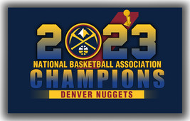 Denver Nuggets Basketball Team Champions 2023 Flag 90x150cm3x5ft Fan Best Banner - £12.83 GBP