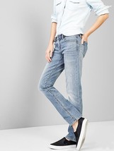 Gap 1969 real straight jeans, destructed vintage, size 31R, NWT - £35.85 GBP