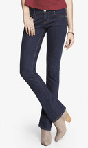 Express Stella Low rise Barely Boot Jeans, Dark Wash, size 12, NWT - £49.13 GBP