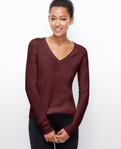Ann Taylor Chelsea Cashmere V Neck Sweater, Size L, Nwt - £95.41 GBP