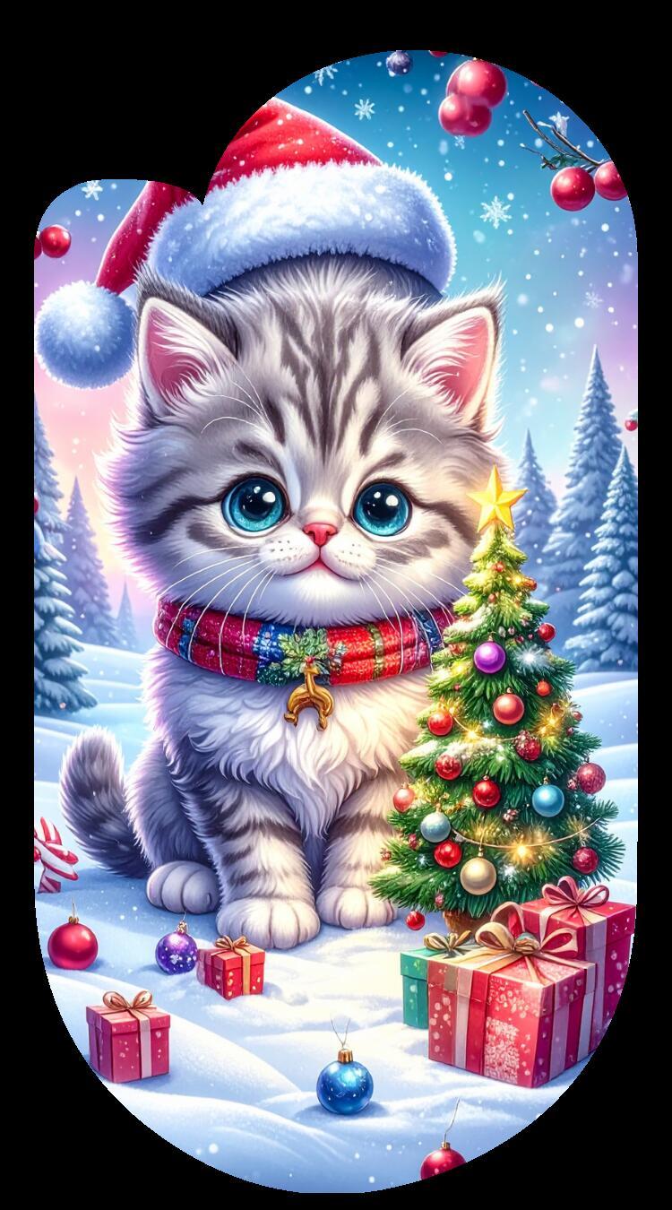 Winter Christmas Paperclip Design Clipart 100 PNG Digital Download Bundle vol 6 Item image 9
