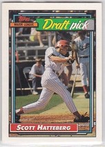 M) 1992 Topps Baseball Trading Card - Scott Hatteberg #734 - £1.53 GBP