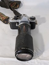 Pentax ME Super 35 MM Fotocamera W/Telephoto Smc 70-210 1:4 Filtro Lente Strap - £69.25 GBP