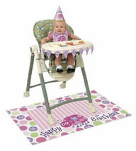 1st Birthday Pink Ladybug Party High Chair Decorating kit Lady Bug - £4.73 GBP