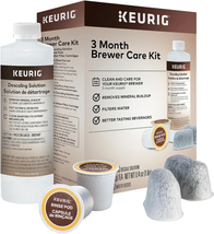 Keurig 3-Month Brewer Maintenance Kit Includes Descaling Solution, Water... - $21.78