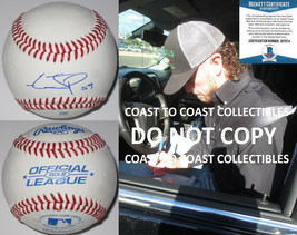 Chris Paddack San Diego Padres autographed baseball exact proof Beckett COA - £62.12 GBP