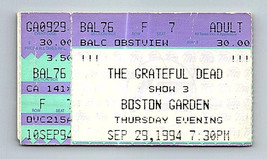 Grateful Dead Concert Ticket Stub Septembre 29 1994 Boston Massachusetts - $43.54