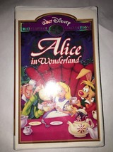 Walt Disney &quot; S Alice IN Wonderland Chef-D Collection VHS Rare #036 - £71.02 GBP