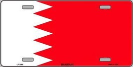 Bahrain Flag Metal Novelty License Plate - $18.95