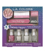 L.A. Colors Dream to Gleam Glam Up French Tip Manicure &amp; Gem Set - $17.99