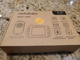 READ Hello Baby HB32-3.2 Inch Video Baby Monitor with Night Vision &amp; Two Way - £43.14 GBP