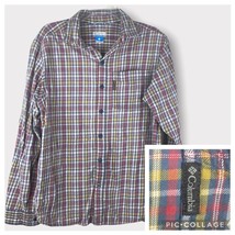 Columbia sportswear company cotton plaid shirt men’s advanced evaporation Sz M - £17.48 GBP