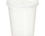 5937 50 Sets 32Oz Plastic Soup/Food Container With Lids, Original Versio... - $38.94