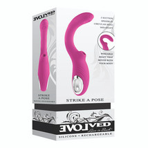 Evolved Strike A Pose Rechargeable Posable Tapping Suction Silicone Vibrator Pin - £105.12 GBP