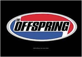 OFFSPRING classic oval TEXTILE POSTER FLAG - 110 x 75 cms RARE - no long... - £15.80 GBP