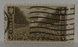 Vintage Stamps America American Usa 3 C World War Troops Arc De Triomphe X1 B36 - £1.37 GBP