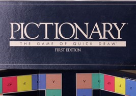 Vintage 1985 Pictionary The Game of Quick Draw First Edition 1st complete - £17.63 GBP