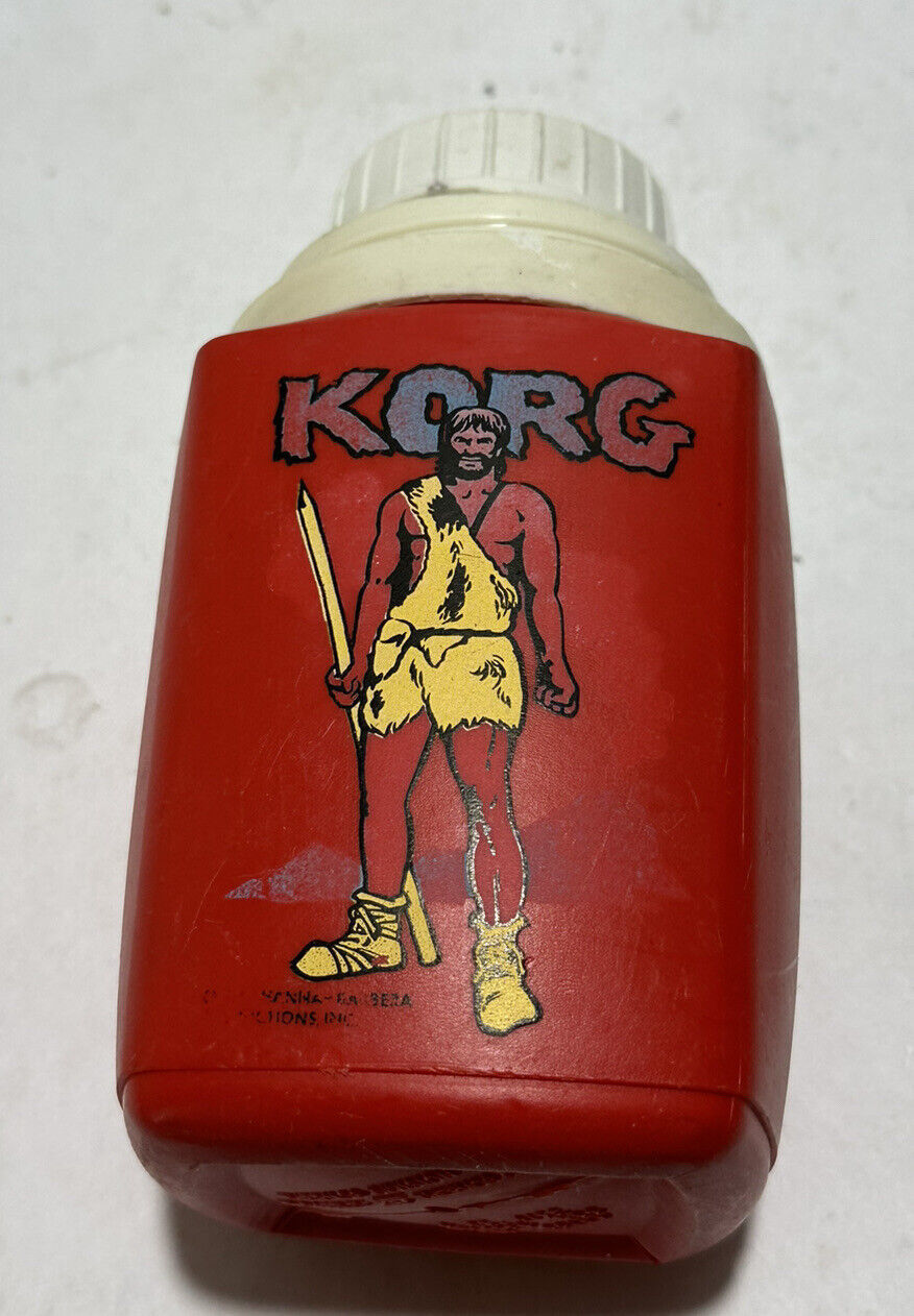 Primary image for Vintage 1975 KORG Lunch Box KST Thermos No Cup 1970’s Hanna Bárbara