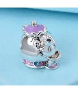 925 sterling silver Disney Mrs. Potts &amp; Chip Charm with Mixed Enamel Charm  - $23.51 CAD