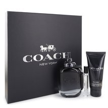 Coach New York Cologne 3.4 Oz Eau De Toilette Spray 3 Pcs Gift Set  image 3