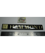 Hammond Organ Front Panel Name Plate Plastic Aluminum - Used Qty 1 - £9.71 GBP
