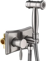 Tecmolog Stainless Steel Toilet Sprayer Kit Hand Held Bidet Sprayer For, Ws035F - £71.72 GBP