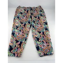 Tommy Bahama Pants Womens Large Multicolor Floral Cruisewear Resortwear ... - $58.74 CAD