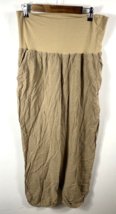 Soft Surroundings Pants Maternity Size Large Womens Wide Loose Leg Linen... - £43.88 GBP