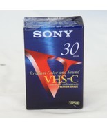 Sony VHS-C Premium 30 min Cassette TC-30VHGF New Sealed Pack Of 2  - £4.67 GBP