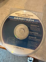 NEW Aerotech System Drawings and Documentation CD Rom Software # 147486 ... - $94.99