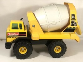 Tonka Mighty Diesel Vintage Green Windows Yellow Cement Truck 3905 Made ... - £129.38 GBP