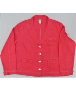 Women&#39;s Fringed Stretch Cotton Blazer Size 24W - $35.67 CAD