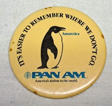 Pan Am Airlines iconic PENGIN ANTARCTICA PIN 1970s - $14.25