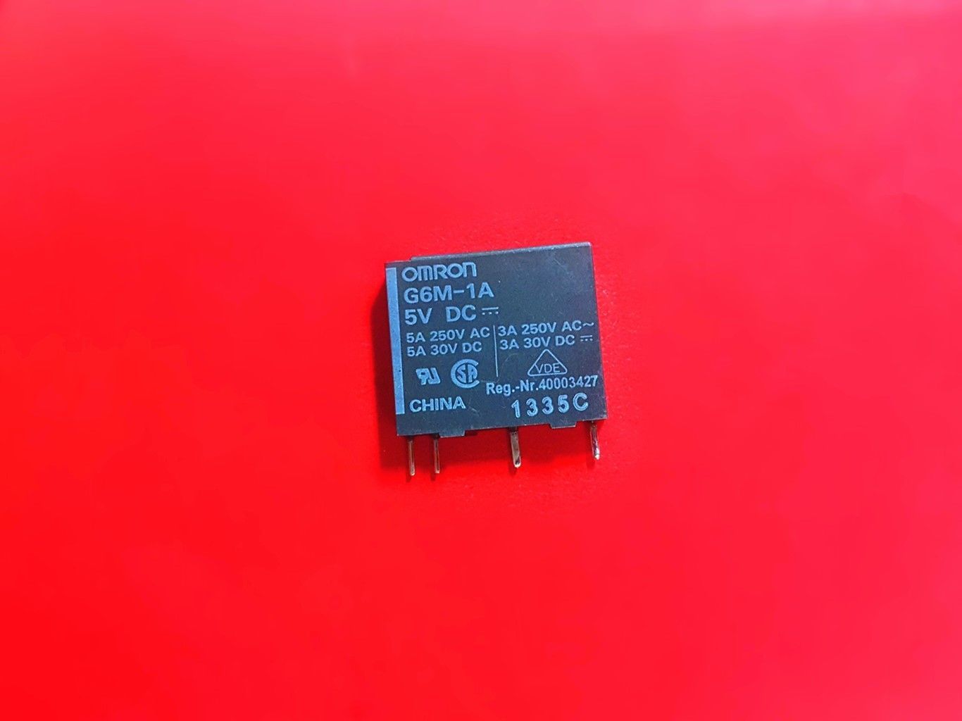 G6M-1A, 5VDC Relay, OMRON Brand New!!
