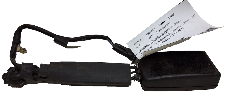 13 14 15 16 Ford fusion SE right passenger seat belt buckle OEM - $39.59
