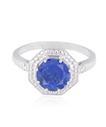 Bijoux artisanaux Lapis Lazuli Class Rings For Birthday Gift AU - £17.58 GBP