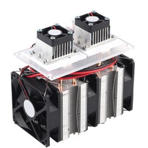 Thermoelectric Peltier Cooling Fan System For Small Refrigerator And Air - £52.10 GBP