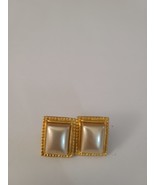 Carolee Gold Tone Rectangle Pierced Earrings  - $20.60 CAD