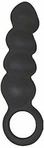 Ram Anal Trainer #2 Silicone Anal Beads 5.5 Inch, Waterproof, Black - $19.21
