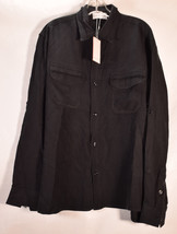 Drifter Mens Button Up LS Shirt Black XL NWT - £156.45 GBP