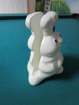 VINTAGE ORIGINAL Pillsbury Doughboy 2 Figurines NAPKIN HOLDER &amp; FLOUR BO... - $74.25