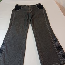 Faded Glory Stretch FG17271B Bootcut Women's Black Denim Jeans Size 18 (37×30.5) image 9