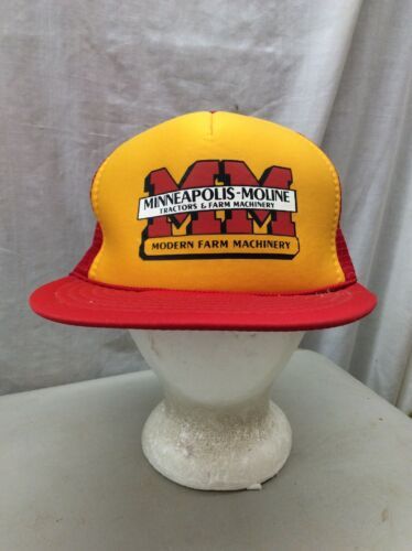 Primary image for trucker hat baseball cap Vintage Snapback Retro Mesh Minneapolis Moline Farm Ag