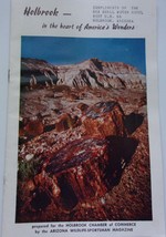 Vintage Holbrook Arizona In The Heart Of America’s Wonders Map Booklet - £3.94 GBP
