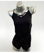 California Waves Romper Size Small Arctic Black Caged Neck Swim Coverup NEW - $33.95 CAD