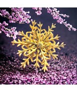 Vintage Coro Gold Starburst Snowflake Brooch Pin E - €23,09 EUR